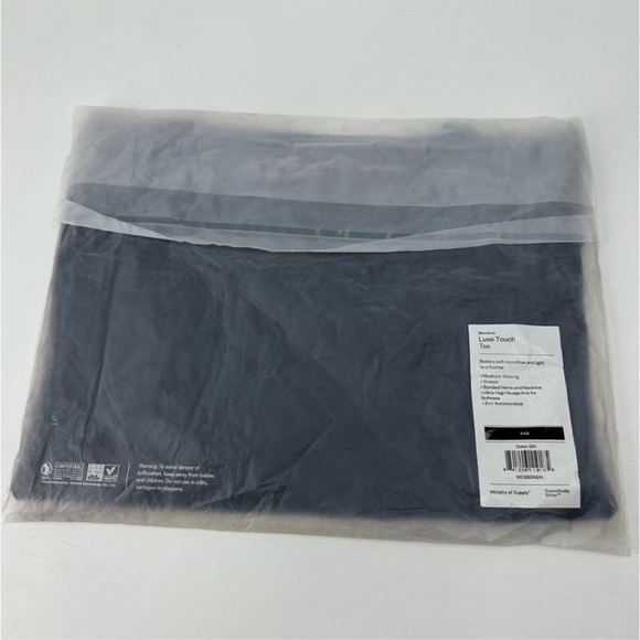 Ministry of Supply Black Luxe Touch Tee Size XXS New with Tag - Picture 5 of 14